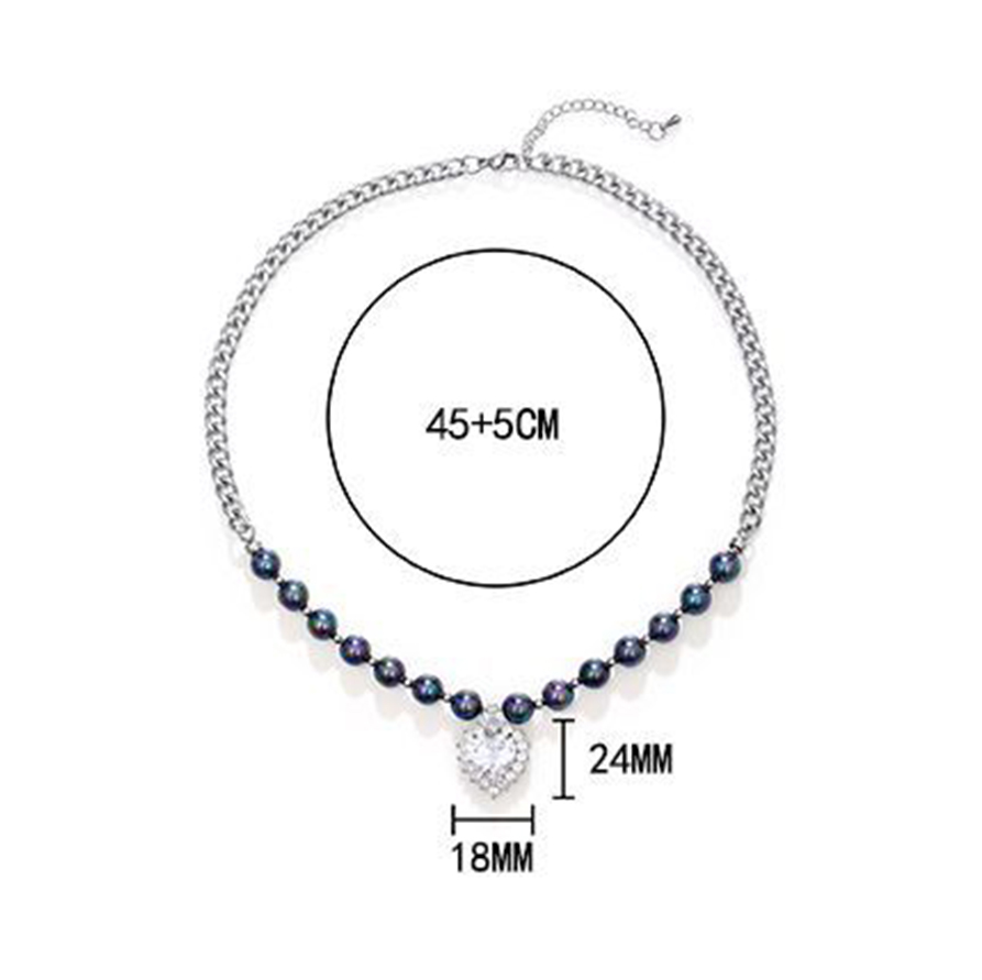 链长45cmx尾链5cmx吊坠长度24mmx吊坠宽度18mm
